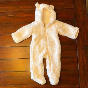Cream Sherpa One Piece